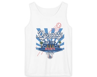 MLB dynasty LA  | baseball lovers ultimate tank | LA Big Blue Top | Sports Lover Gift
