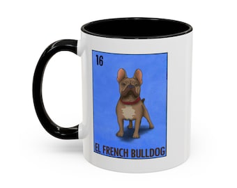 El French Bulldog Loteria Dogs Coffee Mug (11, 15oz)