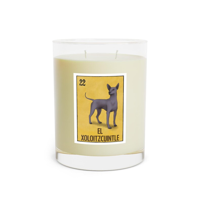Scented Candle El Xoloitzcuintle, Xoloitzcuintle Lover Gift