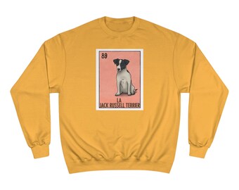 La Jack Russell Terrier Champion Sweatshirt - Pet Owner Gift, Dog Clothing, Animal Print Jumper, Cute Jack Russell Terrier Pullover, Cozy