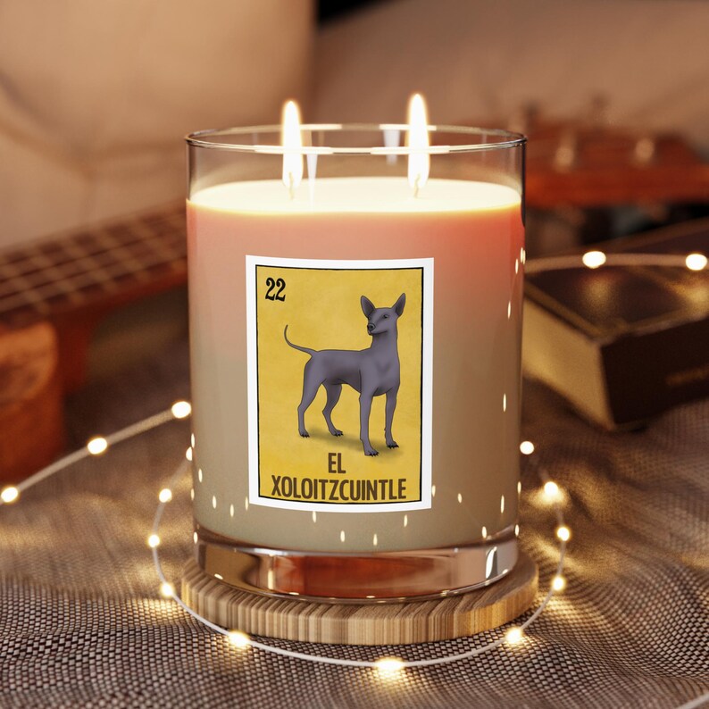 Scented Candle El Xoloitzcuintle, Xoloitzcuintle Lover Gift