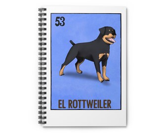 El Rottweiler | Spiral Notebook | Ruled Line |118 pages