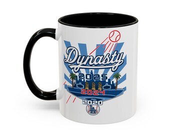 MLB dynasty | baseball lovers ultimate mug | LA Big Blue coffee mug | accent mug 11oz 15oz