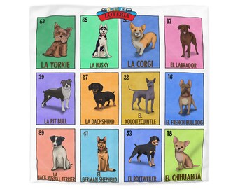 Loteria Dogs Microfiber Duvet Cover