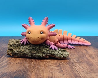 Niedliches bewegliches Axolotl - Perfektes Geschenk für Tierliebhaber und Kinder