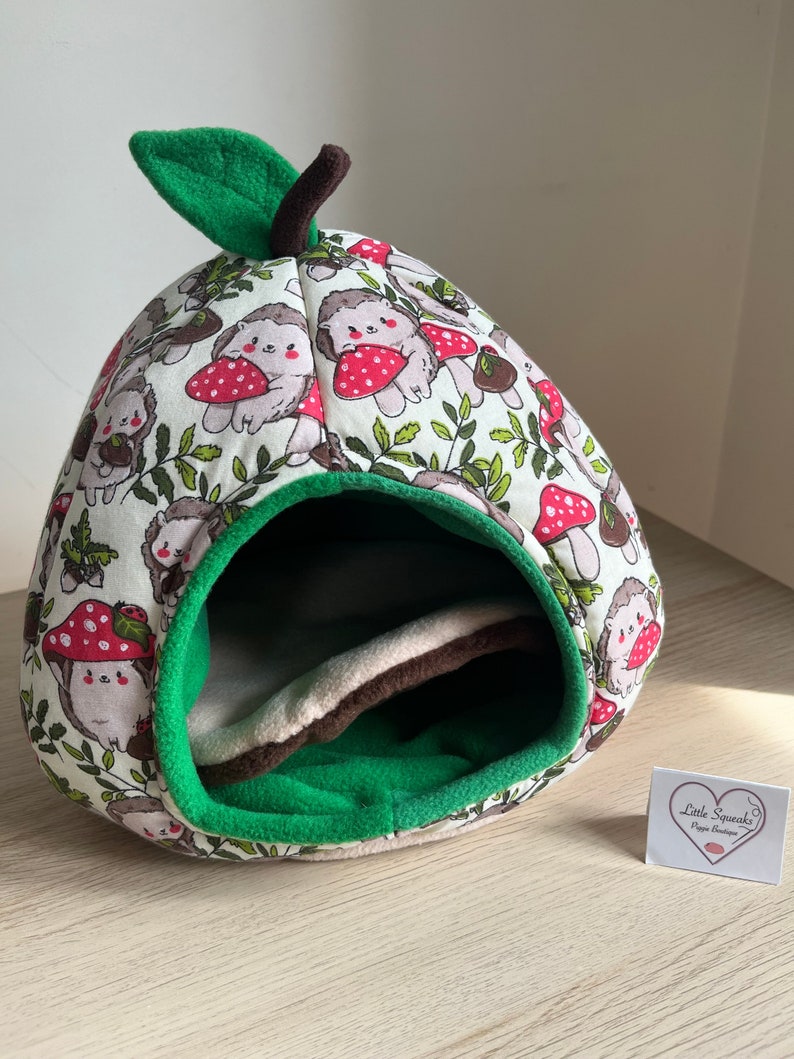 Colección Enchanted Hedgehog Cosy Pod: cama/escondite para conejillos de indias imagen 4