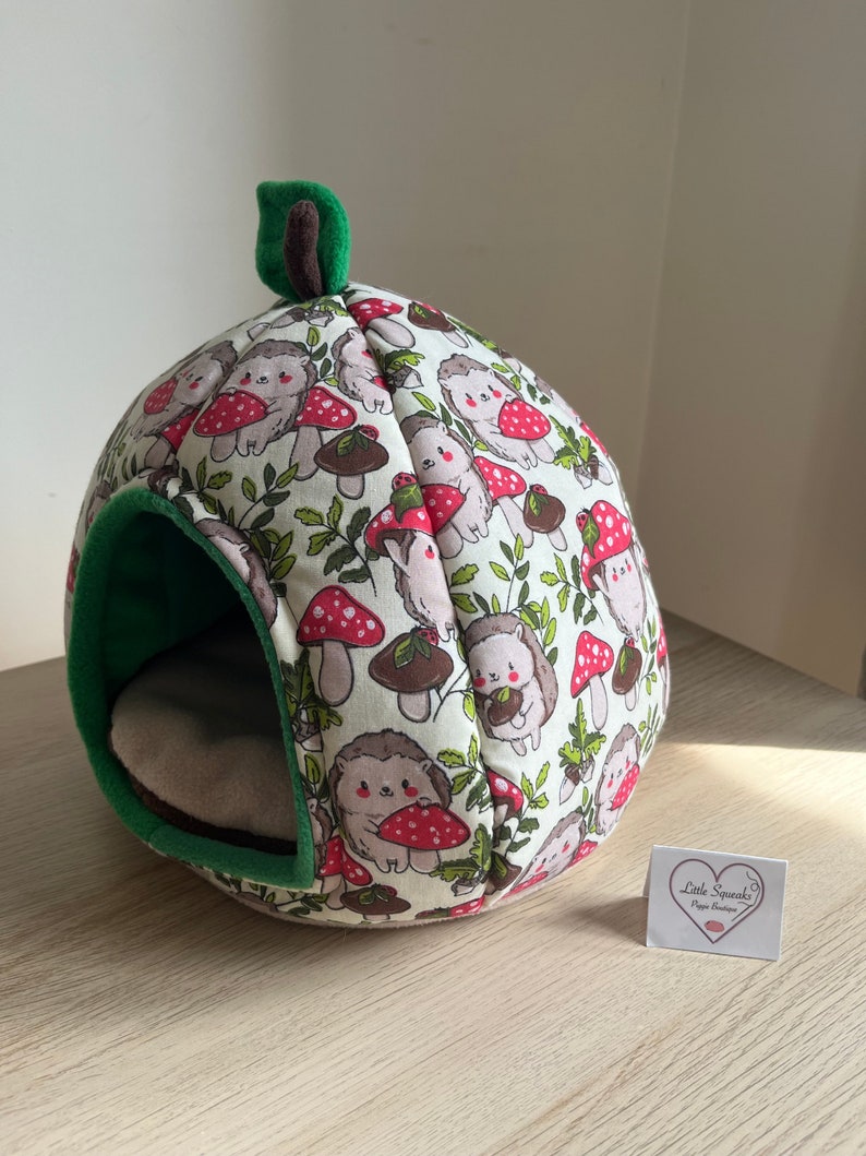 Colección Enchanted Hedgehog Cosy Pod: cama/escondite para conejillos de indias imagen 3