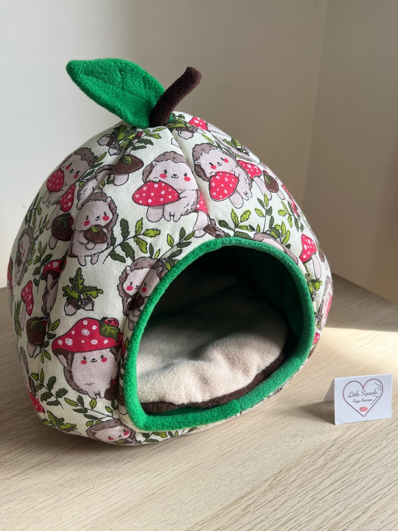 Colección Enchanted Hedgehog Cosy Pod: cama/escondite para conejillos de indias imagen 1