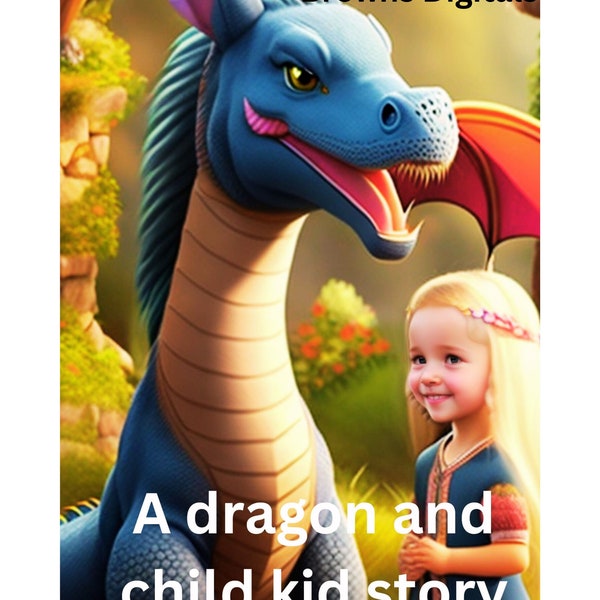 A Dragon And A Kid Story, Children's Book, Children's E Book, Digital Download, Children's Story Book, Instant Download