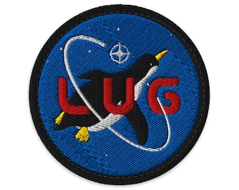 Linux User Group Patch with Velcro