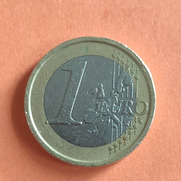 1 euro le 1er. Carte 2002 monnaie incorrecte Léonard de Vinci