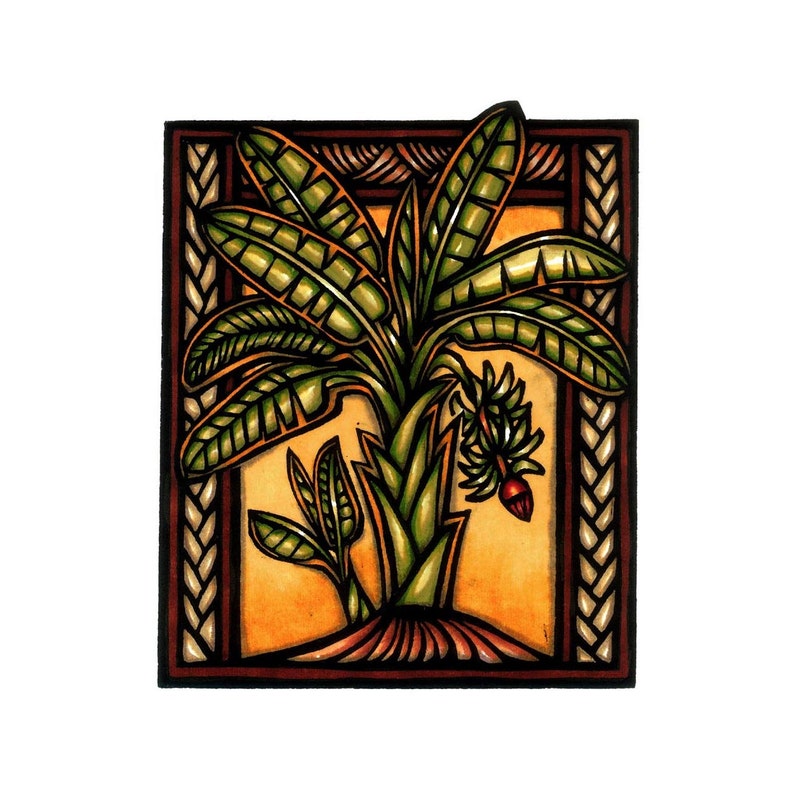 MAI'A-BANANA PLANT limited edition fine art print image 1