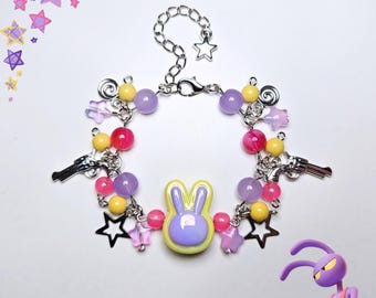Jax Bracelet | TADC / The Amazing Digital Circus | handmade y2k beaded charm Pomni Gangle Ragatha Caine Zooble Kinger | HG Original