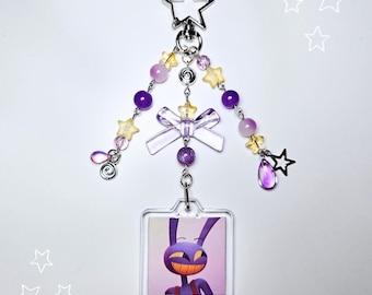 Jax Keychain | TADC / The Amazing Digital Circus | y2k alternative handmade keychains | HPG OG