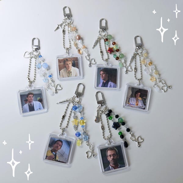 House MD Keychains | Gregory James Wilson Robert Chase | 2000s keychain medical malpractice | HPG OG