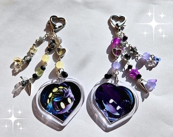N and Uzi Matching Keychains | Murder Drones | handmade keychain | please read description! | HPG OG