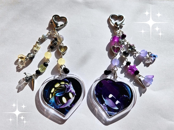 N and Uzi Matching Keychains | Murder Drones | handmade keychain | please read description! | HPG OG