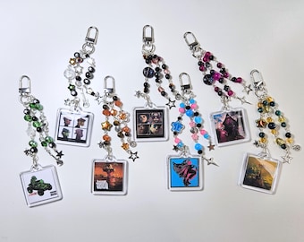 New! Gorillaz Album Keychains | handmade beaded keychain y2k | HPG OG