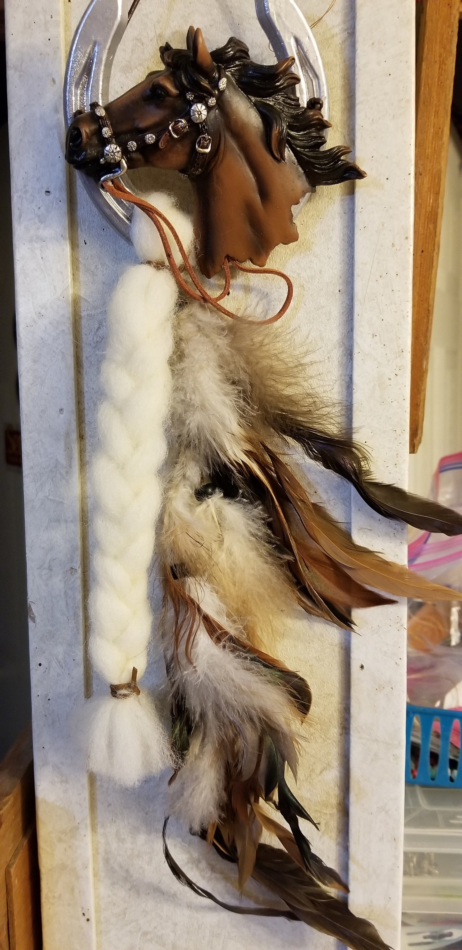 Horse Shoe Horse Head Mandella, Horse Shoe Mandella, Horse Shoe Wall