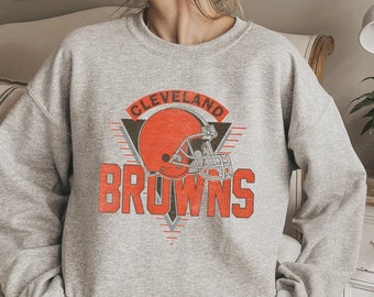 vintage cleveland browns sweatshirt