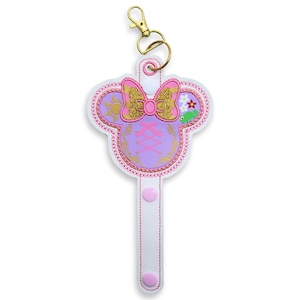 Tangled Inspired Ear Holder for your Park Bag with Pascal Details - Disney Parks Accessory