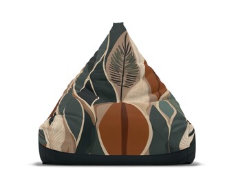 Mosswood Midcentury Modern Bean Bag Chair Cover