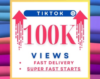 100.000 visualizzazioni TikTok TikTok 100.000 visualizzazioni (VELOCE) 100.000 visualizzazioni TikTok - Incremento dei social media di alta qualità, reale e veloce