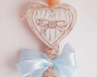 Greek Easter Lampada, Orange-Heart