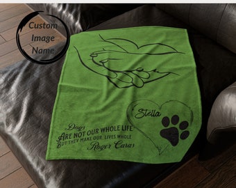 Hundedecke personalisierte Decke für Hund benutzerdefinierte Hundedecke Haustier Decke Hundeliebhaber Geschenk Hundevater Geschenk Hundebesitzer Geschenk personalisiertes Haustier Hundebett