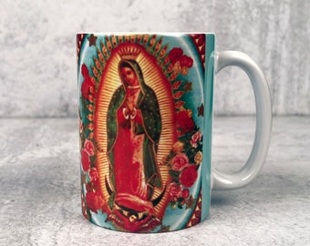 Guadalupe Turquoise Mug