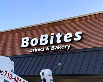 Custom LED Channel Letter Sign 3D – Illuminated Business Storefront Logo,Metal Channel Letters for Shop,Restaurant & Bar