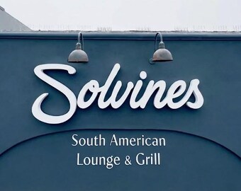 Custom LED Channel Letter Sign | 3D Illuminated Metal Letters for Business Storefront, Restaurant, Cafe, Bar & Shop Logo