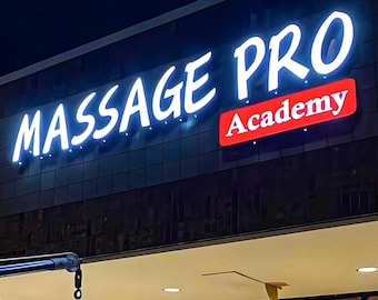 Business Sign,LED Channel Letter,Front Lit Business Signs, 3D Light Sign,Custom led Sign,Sign for Outdoor Business Use