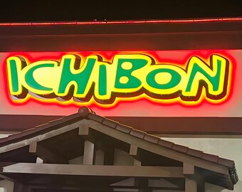 Custom Backlit Logo Sign for Restaurant & Storefront | Illuminated Outdoor Business Sign | Waterproof LED Wall Sign