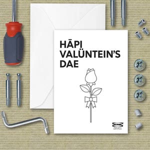 Valentine&#39;s Day Card Ikea Instructions Parody - Rose