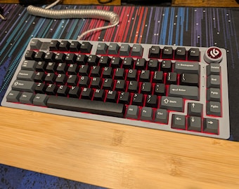 Thocky Custom Aluminum Mechanical Keyboard Leobog Hi75 Minimal