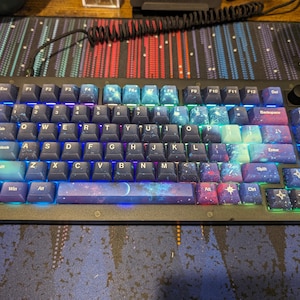 Starry Customized Keychron V1 Translucent 75% Mechanical Keyboard