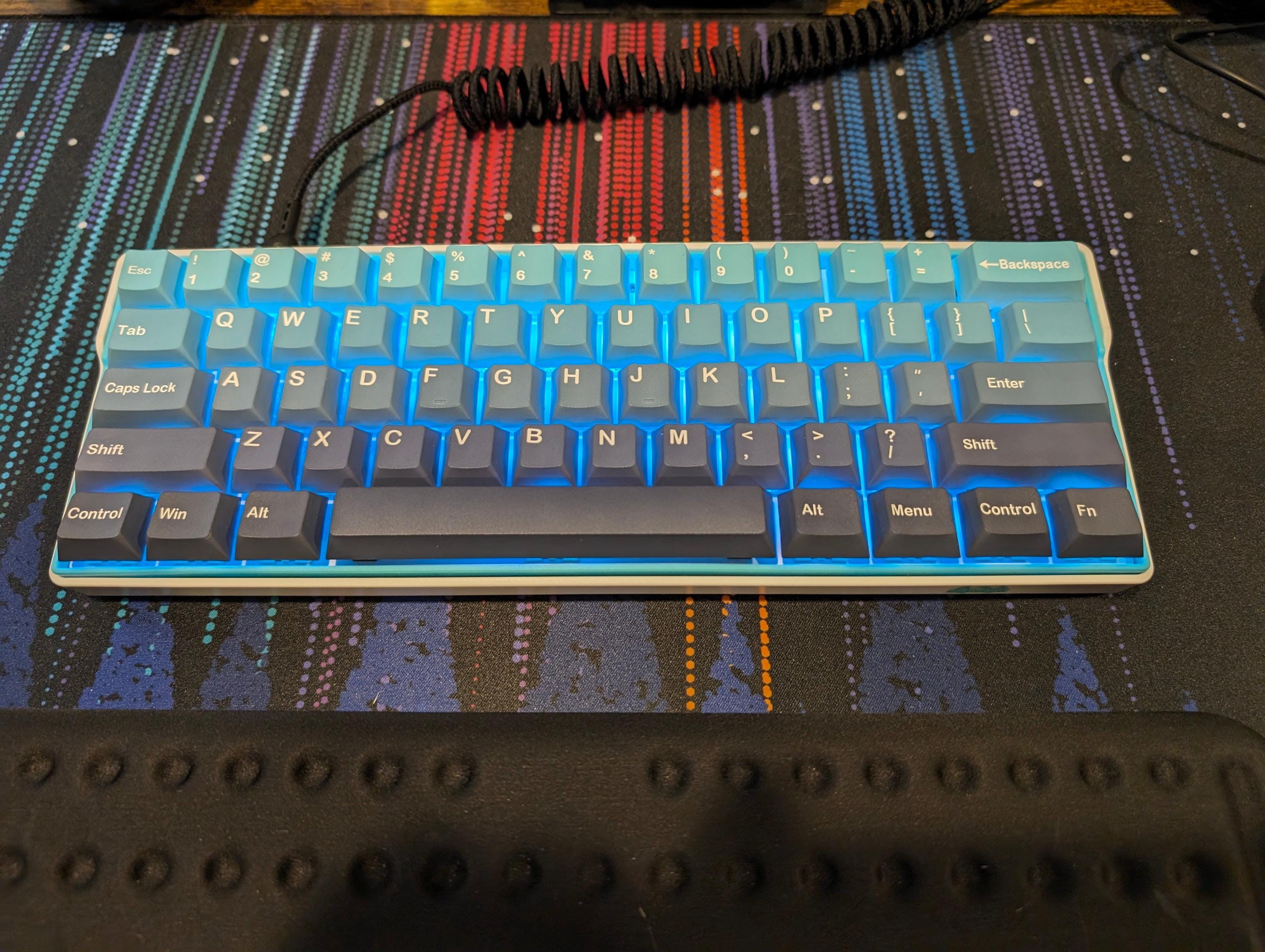 T63 Tastiera Wireless Meccanica,60% Tastiera Gaming 2.4Ghz/Bluetooth