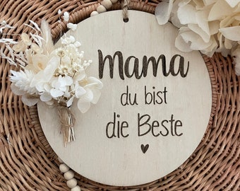 Holztafel Mama • personalisierte Geschenke • Mama •