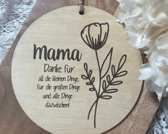 Holztafel • personalisierte Geschenke • Mama • Oma