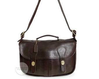 vintage coach musette bolsa