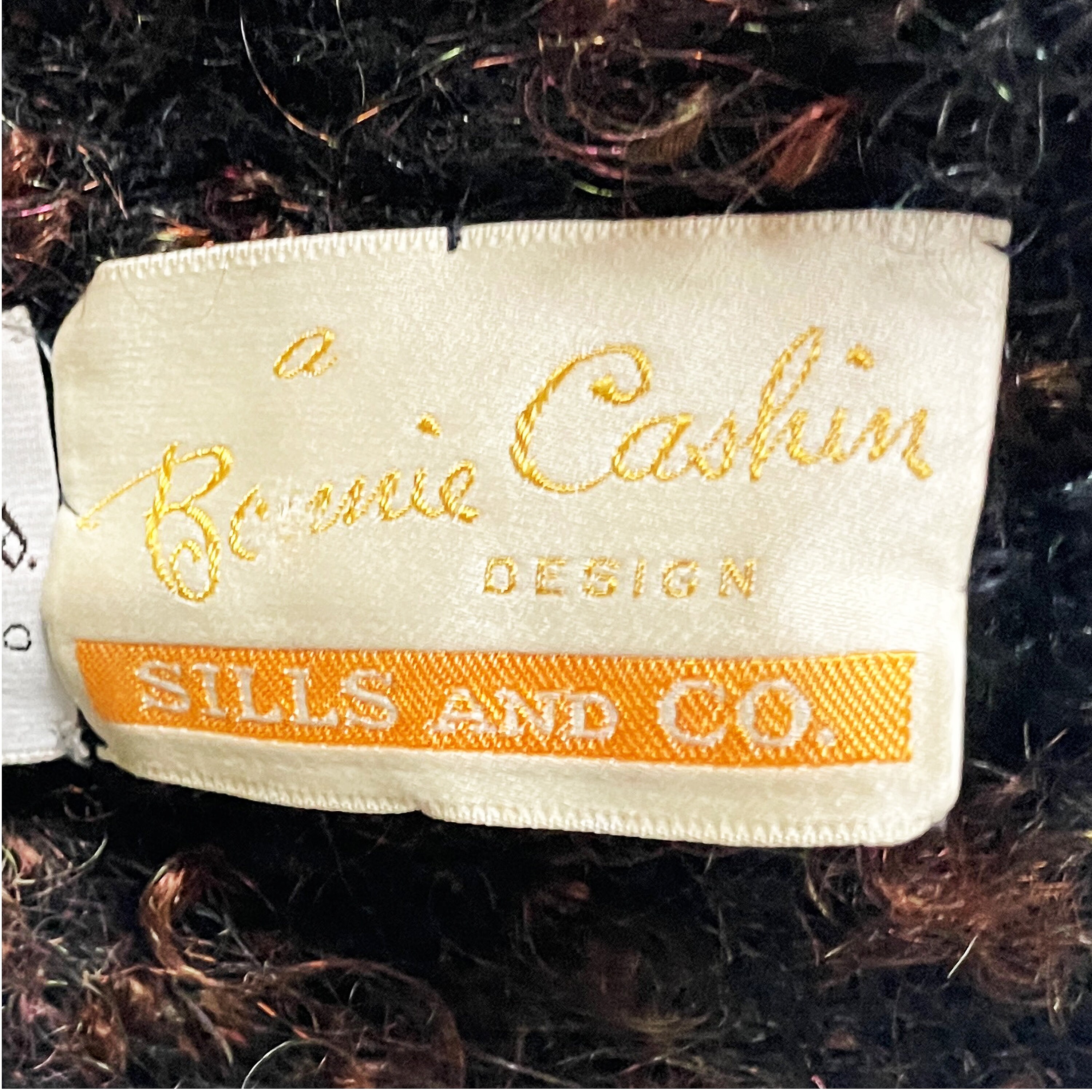 Vintage Bonnie Cashin Mohair Knit Coat: Sills NOH Leather Trim