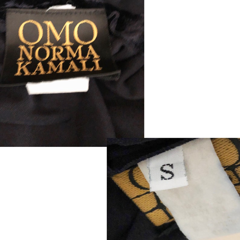 Norma Kamali OMO Catsuit Jumpsuit Crushed Velvet Size S Vintage 80s