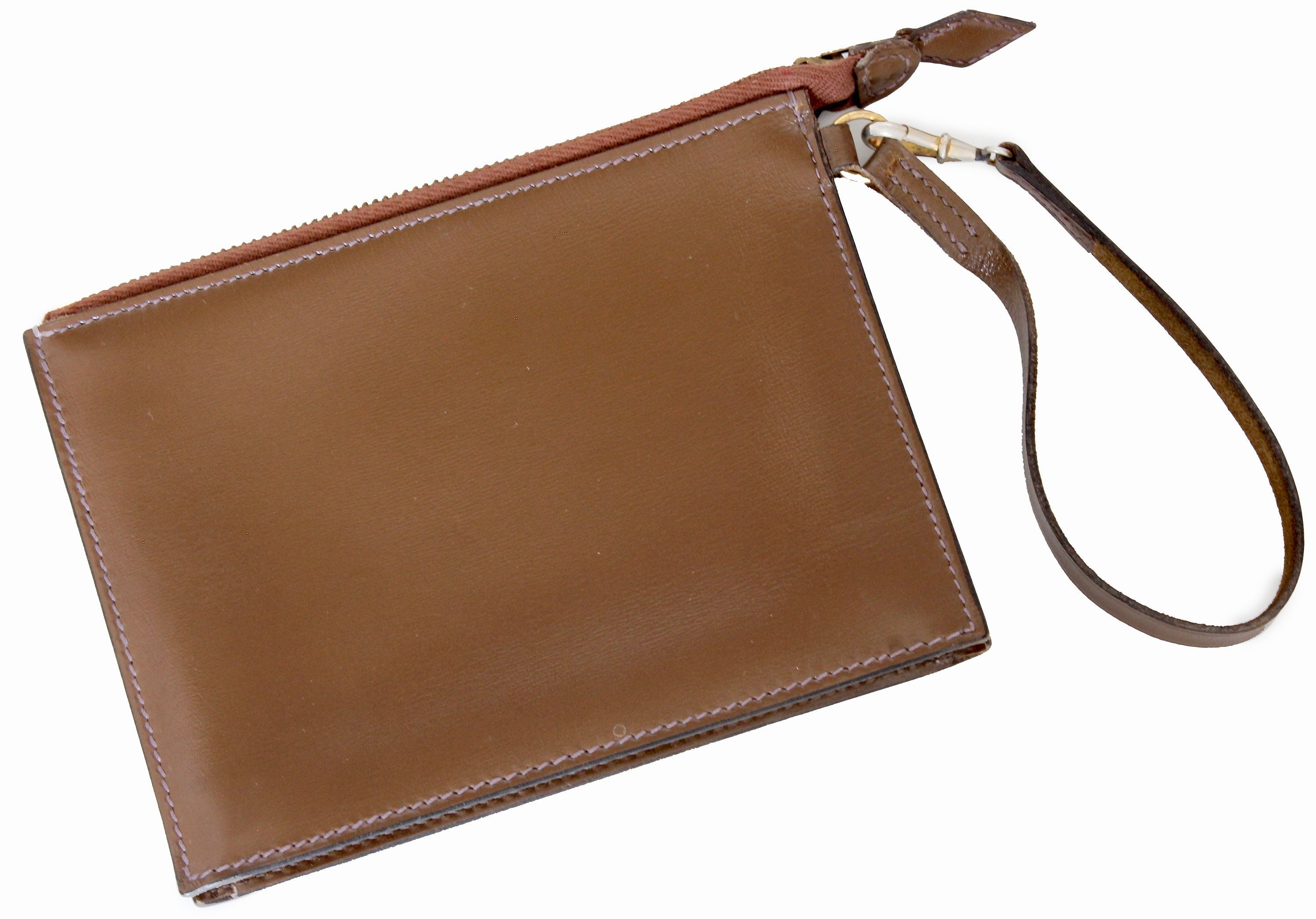 き*ら様 vintage HERMES leather switching ja HERMÈS 1978 Jige 29 CM Box Leather Clutch W/Box - Chelsea