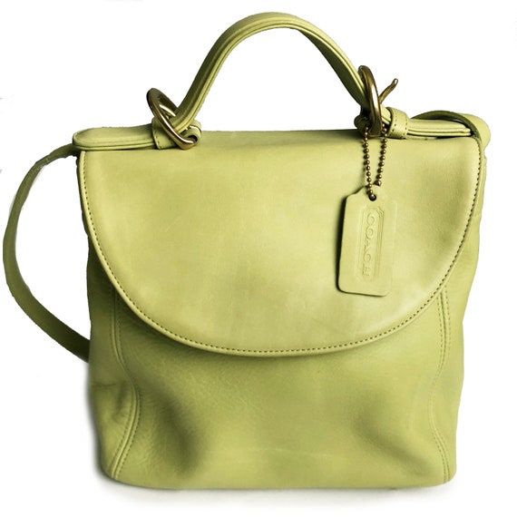 Vintage Coach Soho Handle Bag Flap Crossbody 4158
