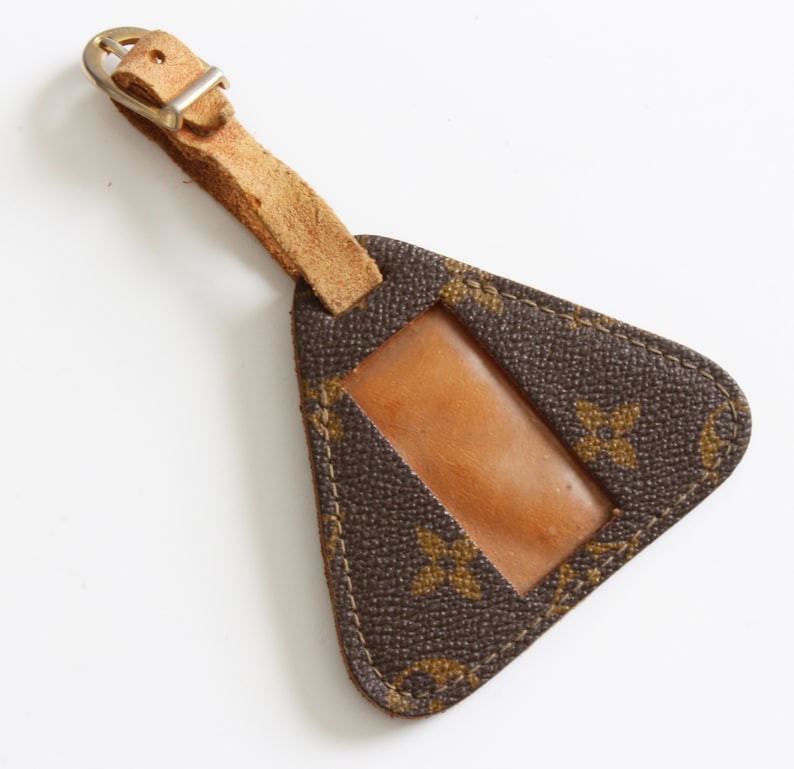 Vintage Louis Vuitton Luggage Tag ID Holder French Company Etsy