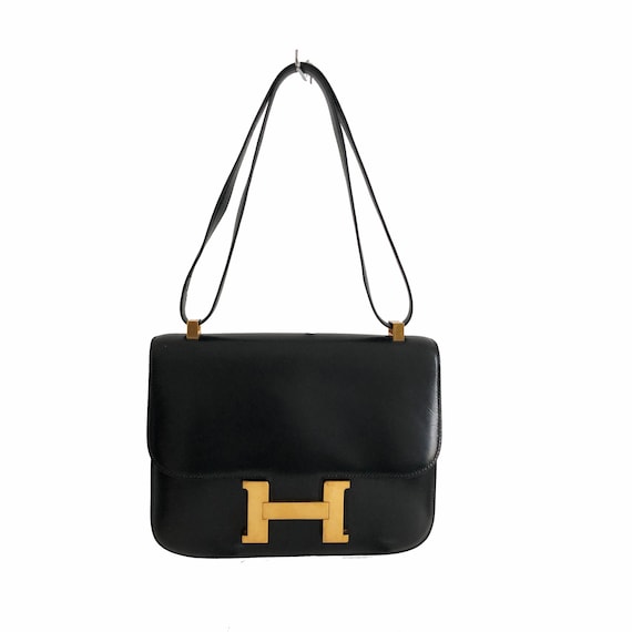 Hermes Constance Bag 23cm Black Box 