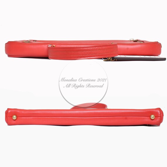Bonnie Cashin for Coach Attache Bag Briefcase Red… - image 6