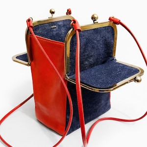バッグ 80's Vintage Coach Swinger Small Red Vintage Swinger Coach Bag - Etsy
