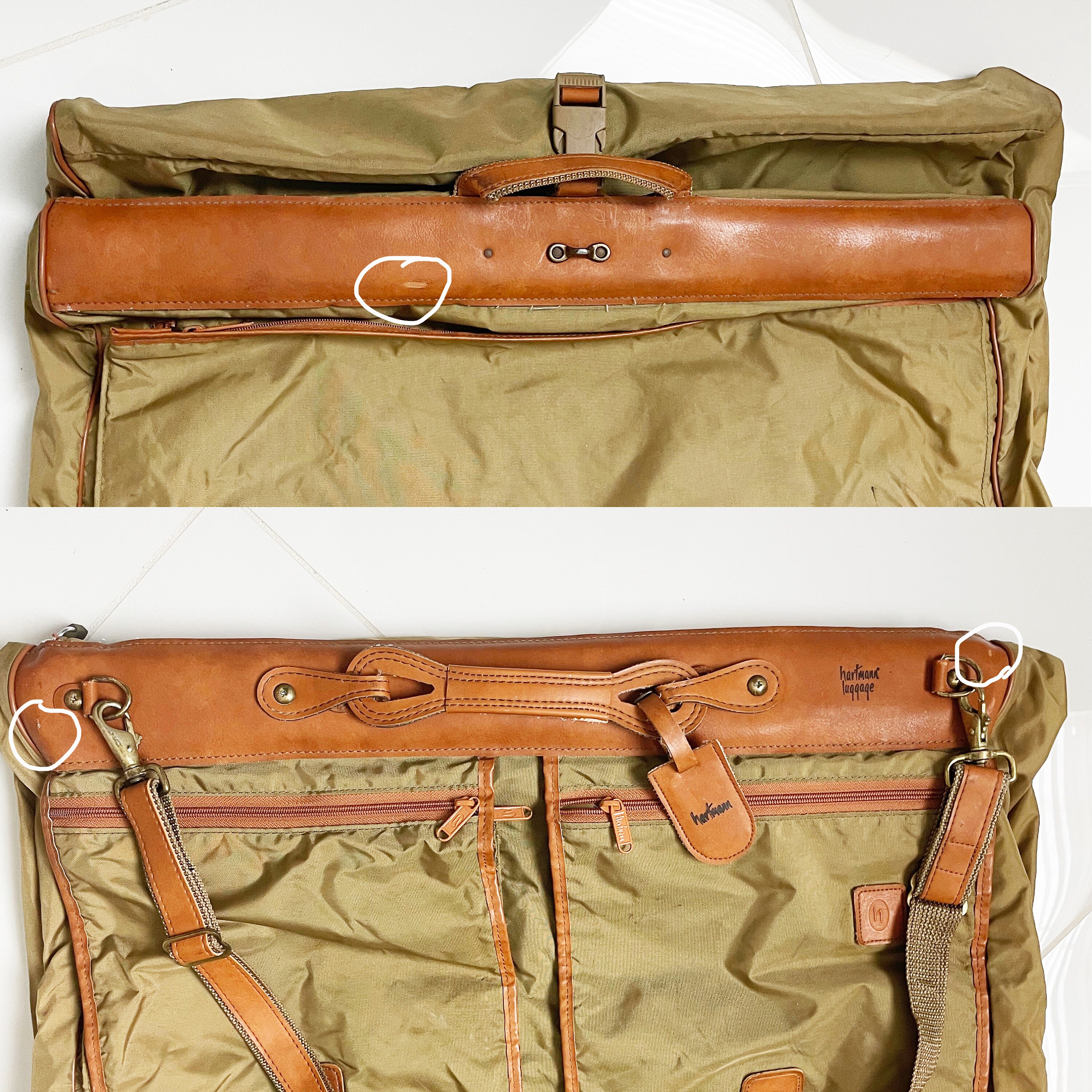 Hartmann Vintage Wool Suitcase - Neutrals Suitcases, Luggage